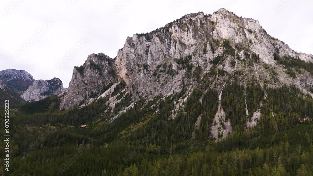 Alps mountains, Austria, 4K. Aerial shot epic mountain ridge. Top cinematic aerial view. Alps mountains, Austria, 4K. Aerial shot epic mountain ridge. Top cinematic aerial view.