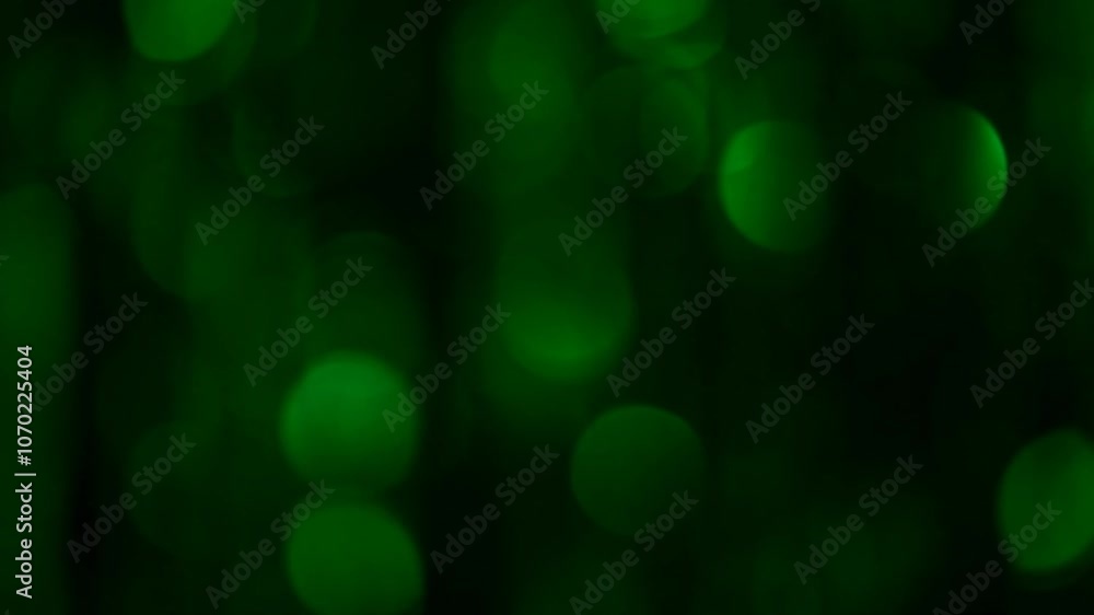 footage of green bokeh background