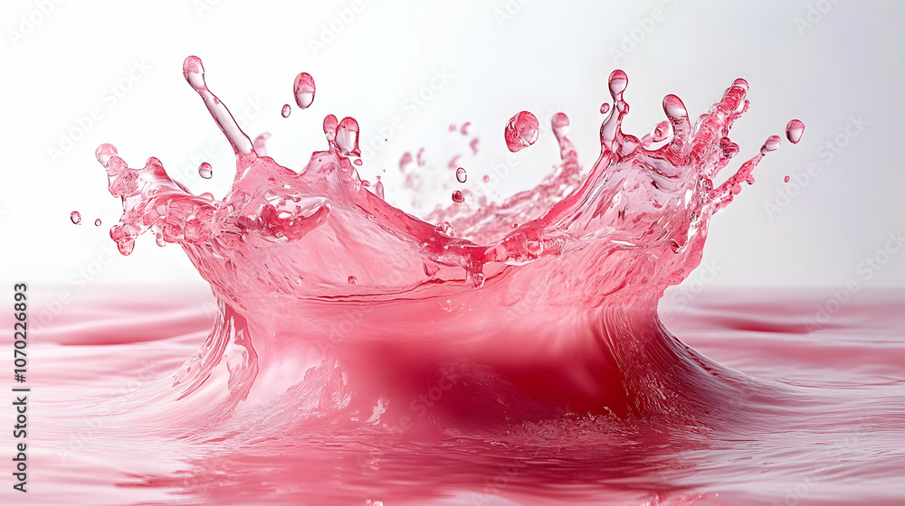 Pink Liquid Splash Photography Pink Liquid Splash Photography