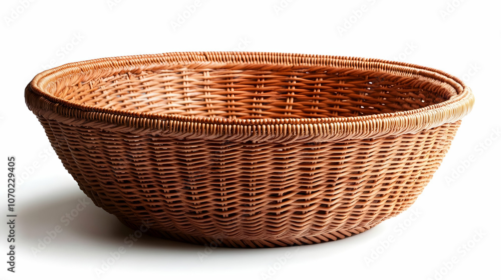 Wicker Basket - Natural Brown Woven Texture Wicker Basket - Natural Brown Woven Texture