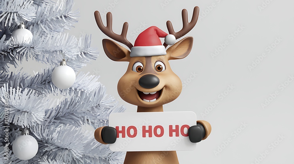 3d funny deer holding a sign that says 3d funny deer holding a sign that says