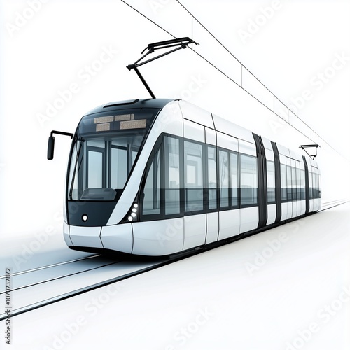 tram in the city