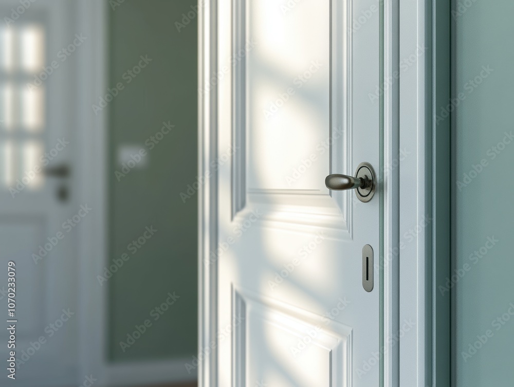 Open White Door. Open White Door.