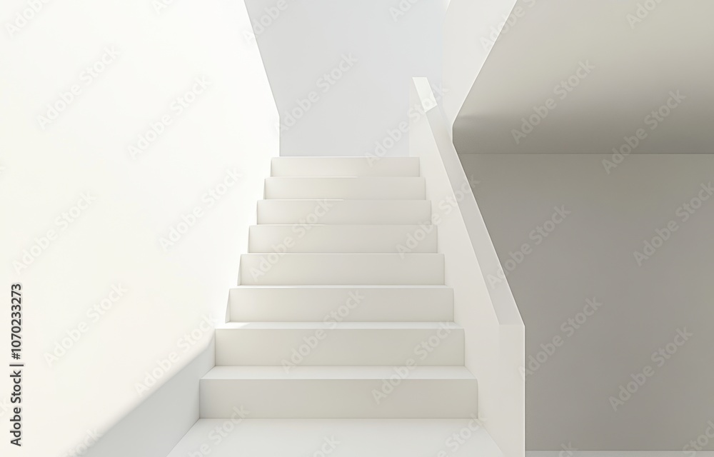 White Staircase Minimalism. White Staircase Minimalism.
