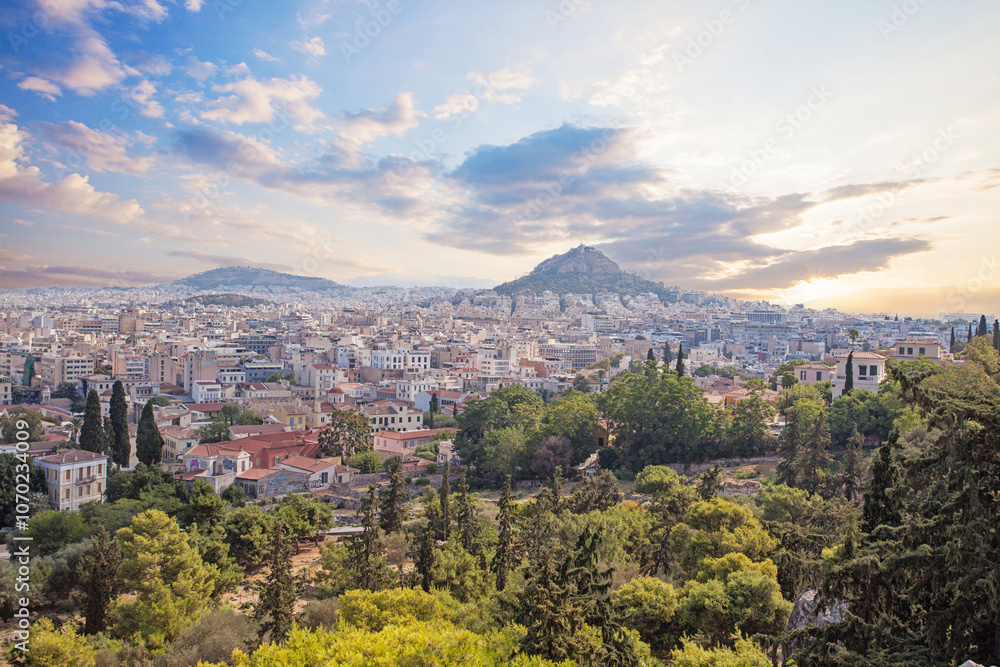 Fototapeta premium View of Athens from the Acropolis