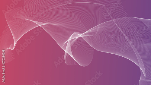 Beautiful modern urban beautiful simple digital futuristic abstract smooth soft linear waves on smooth background texture technology illustrated luxury wallpaper for presentations