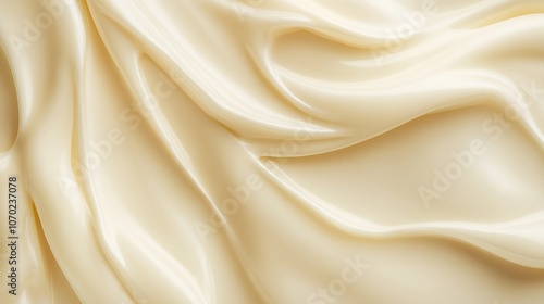 Smooth creamy surface with elegant flowing curves