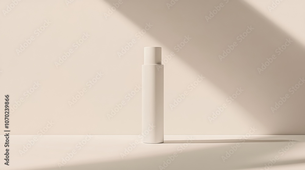 A sleek, white container stands upright on a light surface, casting a defined shadow. The natural light creates a soft atmosphere, highlighting the simplicity of the design. A sleek, white container stands upright on a light surface, casting a defined shadow. The natural light creates a soft atmosphere, highlighting the simplicity of the design.
