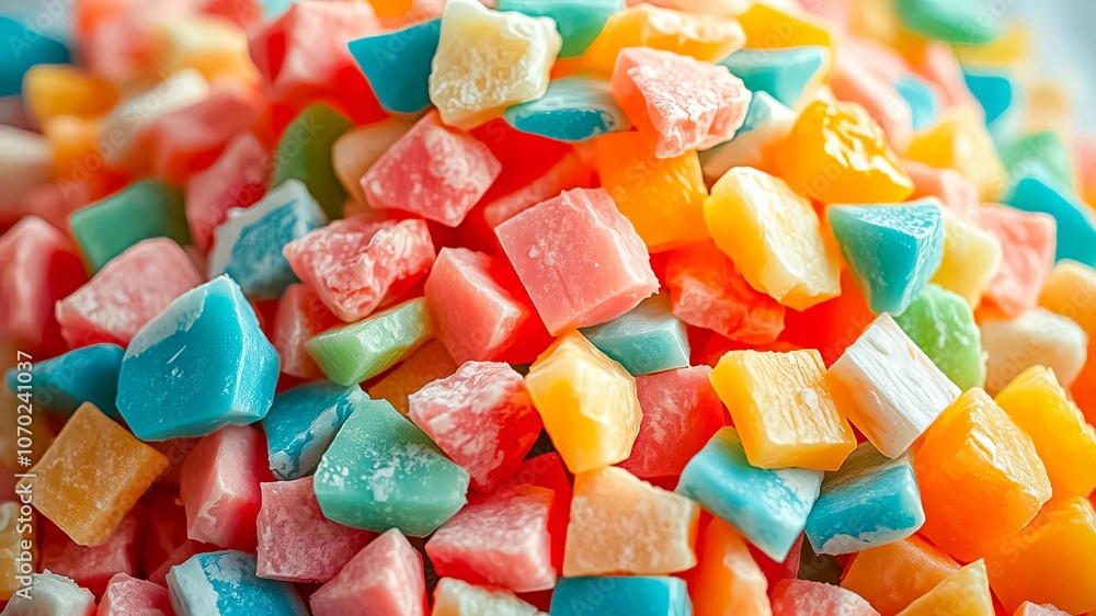 A Colorful Array of Sweet, Sugary Delights, Delightfully Arranged in a Pile, Ready to Be Enjoyed