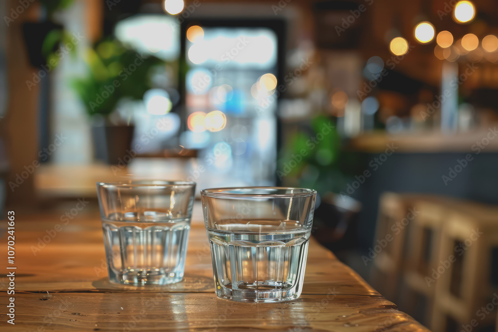 Blurred background of labor with glassware, empty text space, clean and functional. Blurred background of labor with glassware, empty text space, clean and functional.