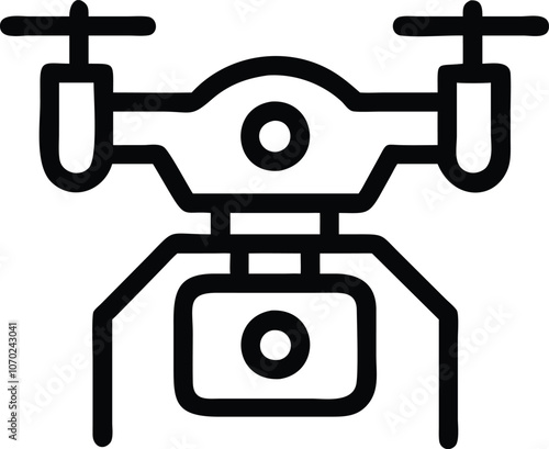 Drone icon vector