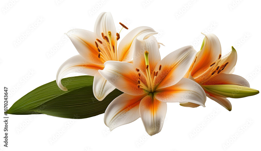 Naklejka premium Lily Flower
