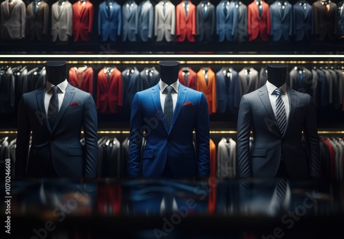 Suits on Display. photo