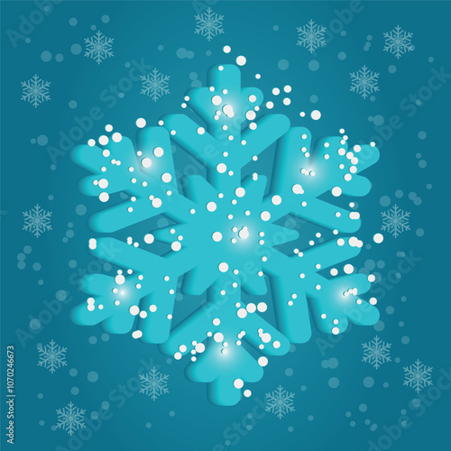 Volumetric snowflake #1