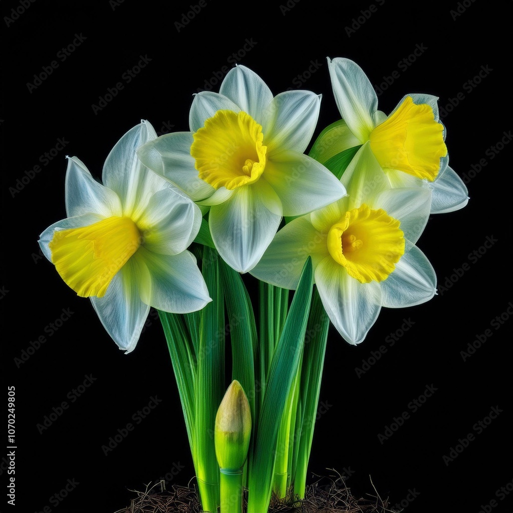 Fototapeta premium Pristine Daffodils