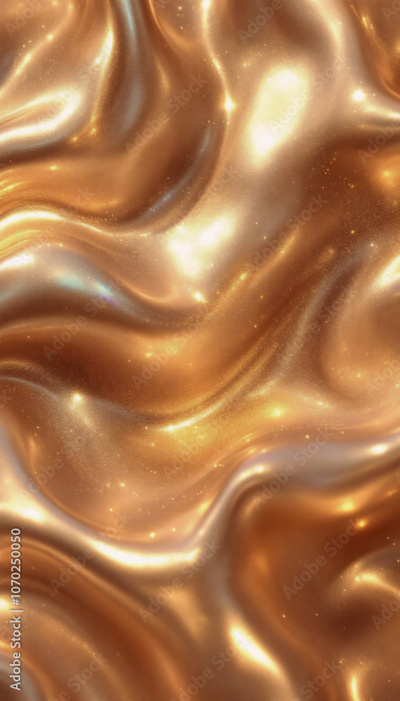 Glittering Luxury: Elegant folds of gold fabric Glittering Luxury: Elegant folds of gold fabric