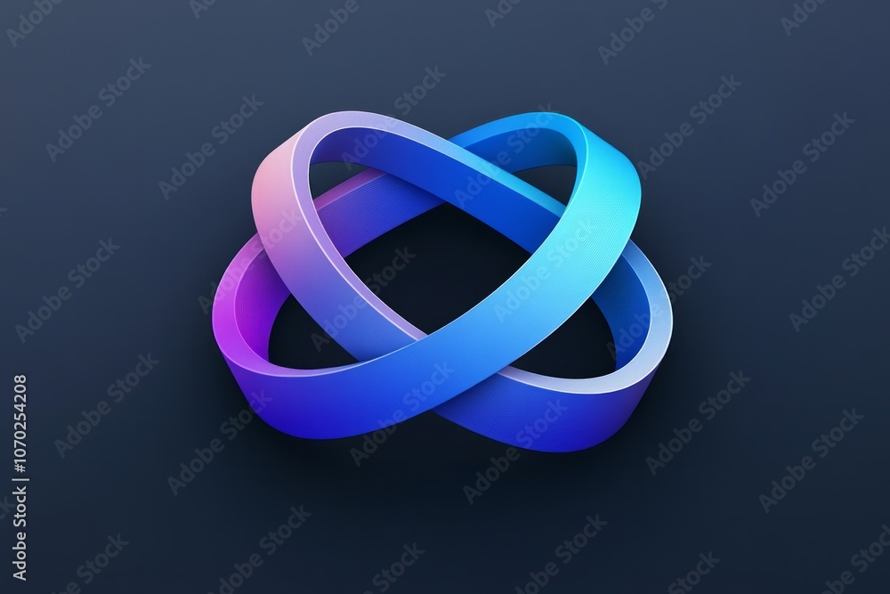 3D circle symbol partnership and collaboration. 3D circle symbol partnership and collaboration.