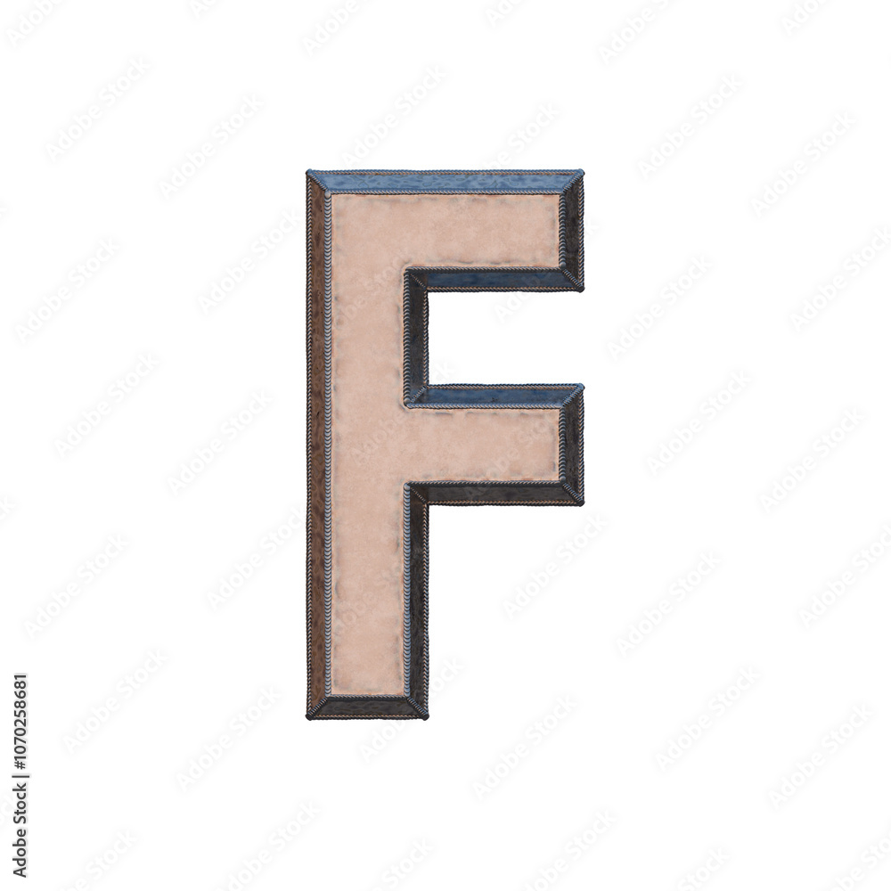3D Industrial Alphabet - Weld on the Metal 3D Industrial Alphabet - Weld on the Metal