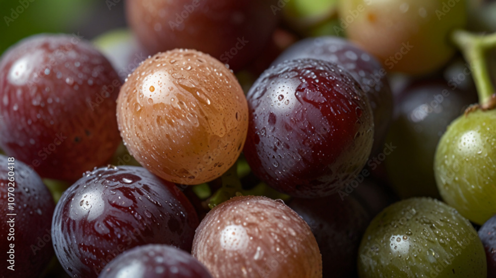 Fototapeta premium Close-up of grapes.