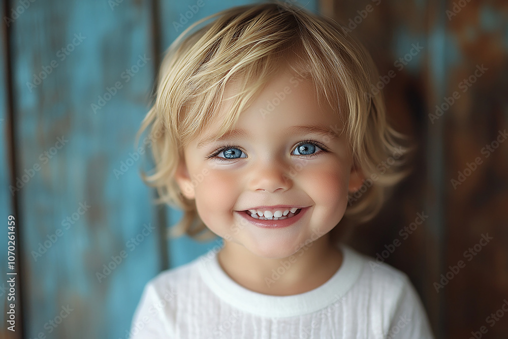 portrait of an white little boy with a smile portrait of an white little boy with a smile