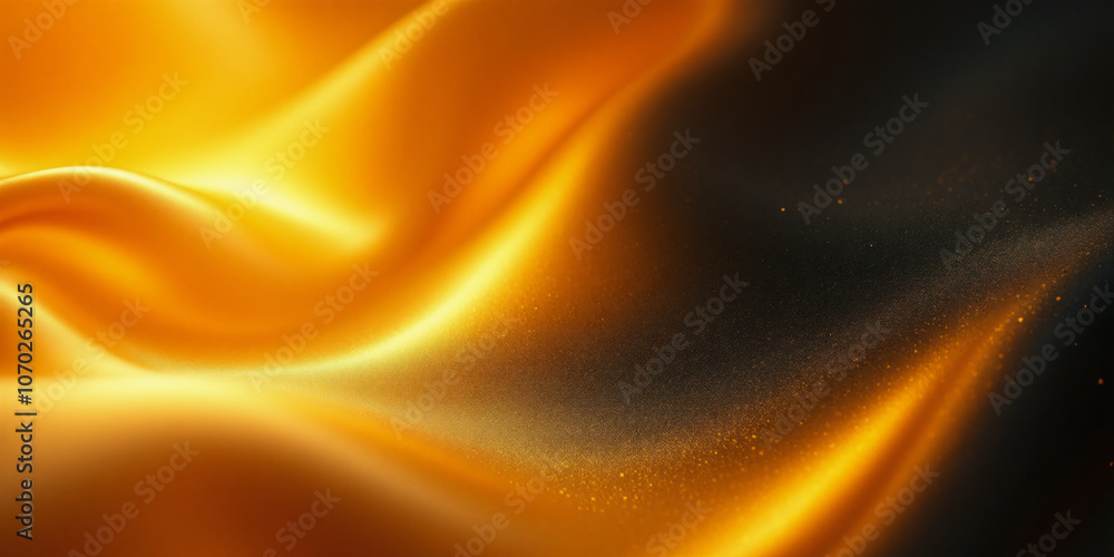 Obraz premium Golden Road The Magical Trail of Cosmic Light