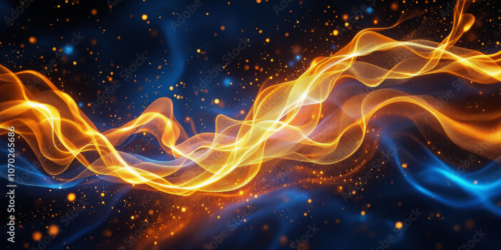 Golden Flame: Mystical Dance of Fire Golden Flame: Mystical Dance of Fire
