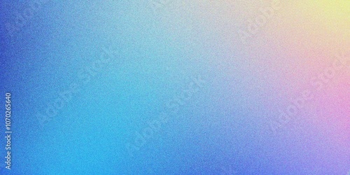 Abstract blue and purple gradient background, grainy noise texture gradient