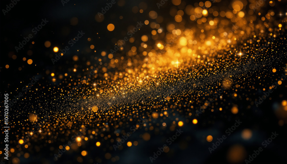 Gold Rain: Shimmering Particles of Light Gold Rain: Shimmering Particles of Light