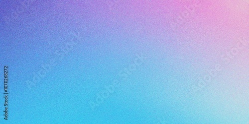 Abstract blue and purple gradient background, grainy noise texture gradient