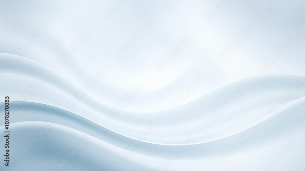 Fototapeta premium Abstract Draped Fabric with Soft, Smooth Curving Lines, Creating a Subtle Textural Background for Elegant Designs and Minimalist Concepts