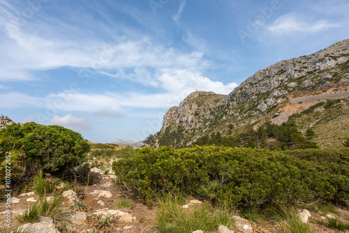 View from Mirador de Es Colomer, Balearic Islands Mallorca Spain.