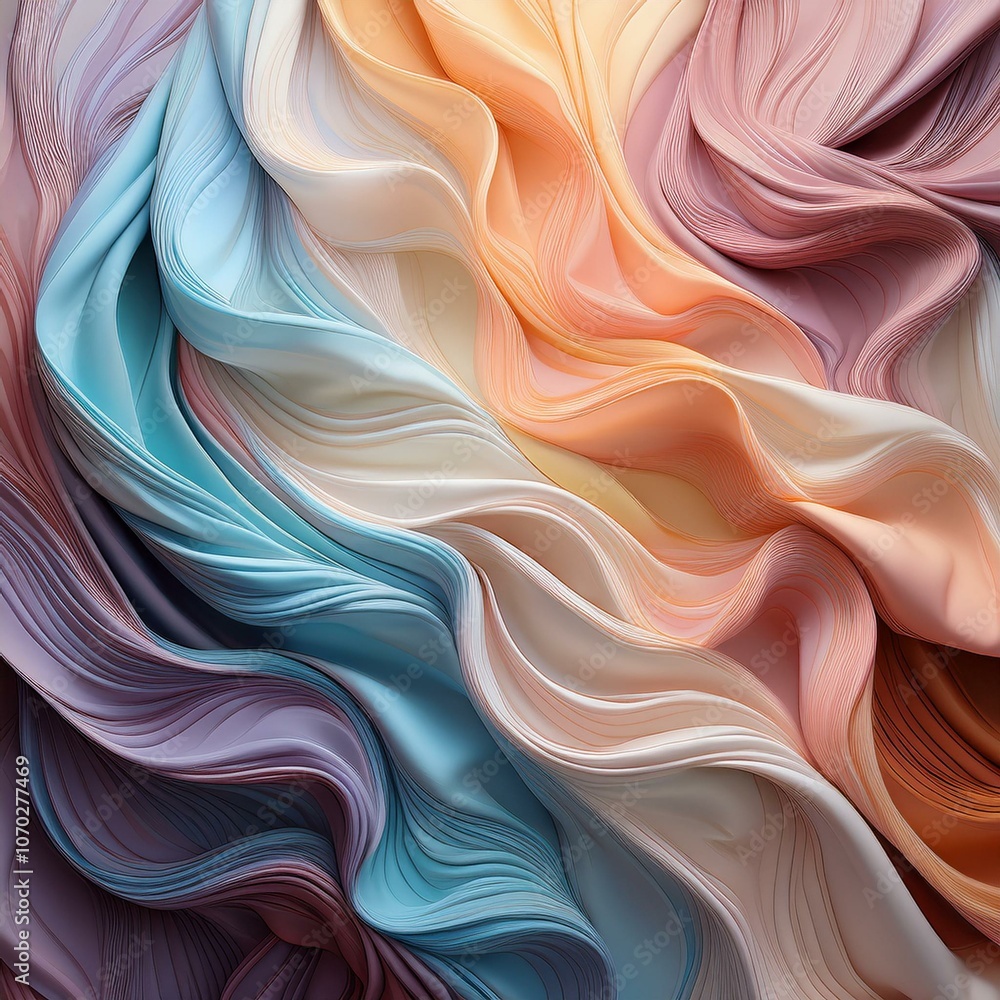 Obraz premium Vibrant Fabric Textures