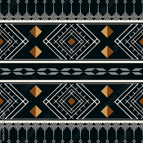 Tribal ethnic pattern for textile,African and Aztec designs.