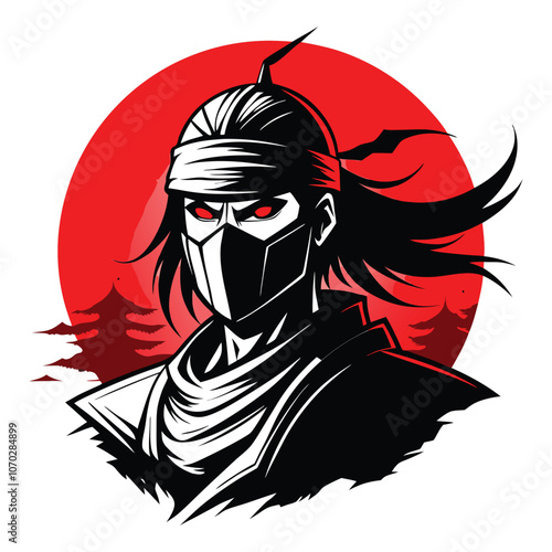 Samurai swordsman hero