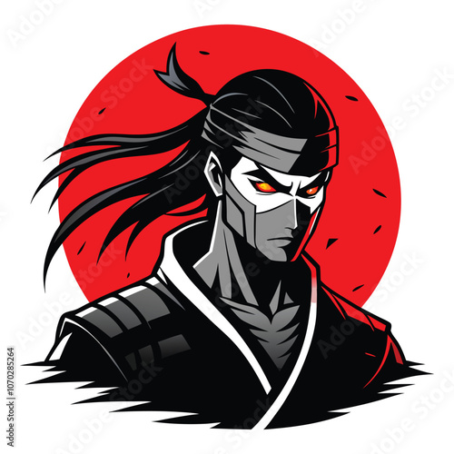 Samurai swordsman hero