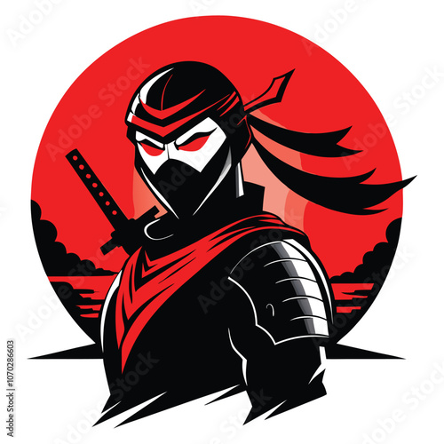 Samurai swordsman hero