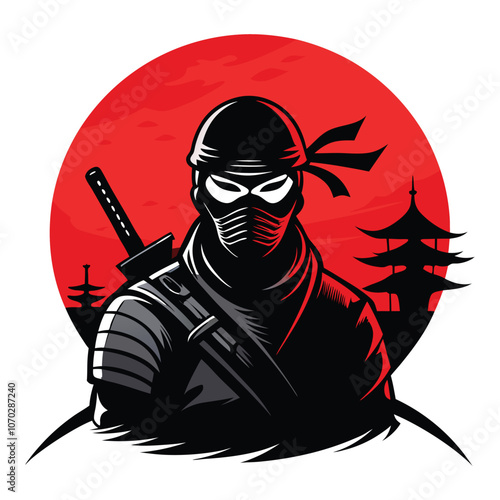 Samurai swordsman hero