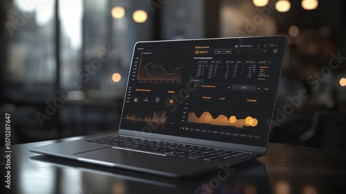 Laptop Displaying Digital F...
