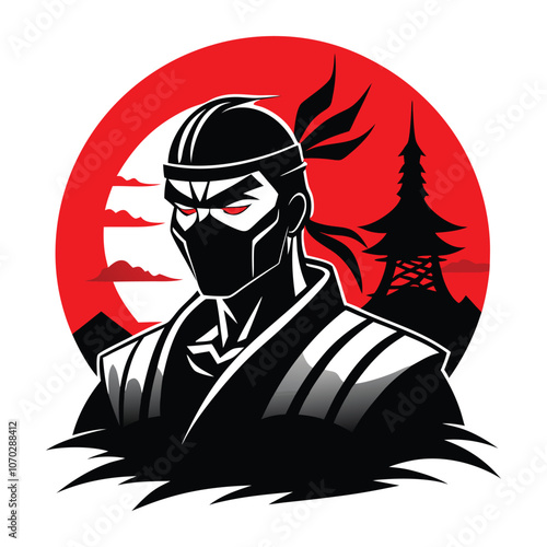 Samurai swordsman hero