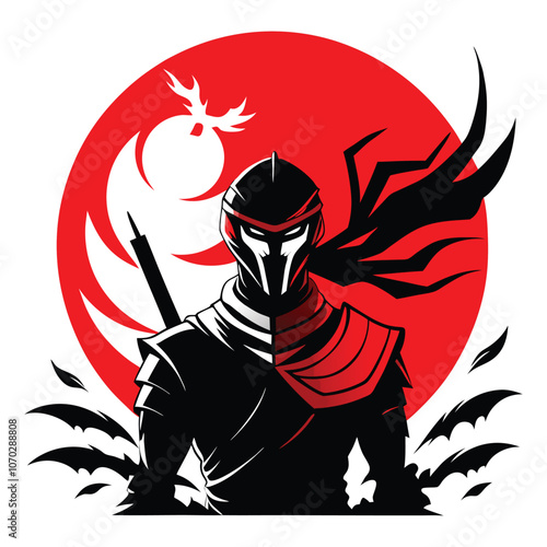 Samurai swordsman hero