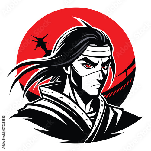 Samurai swordsman hero