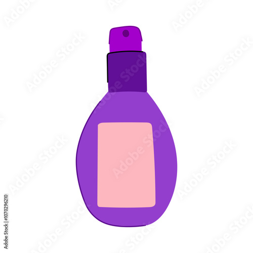 shine hair serum cartoon. smooth repair, strengthen hydrate, growth moisture shine hair serum sign. isolated symbol vector illustration