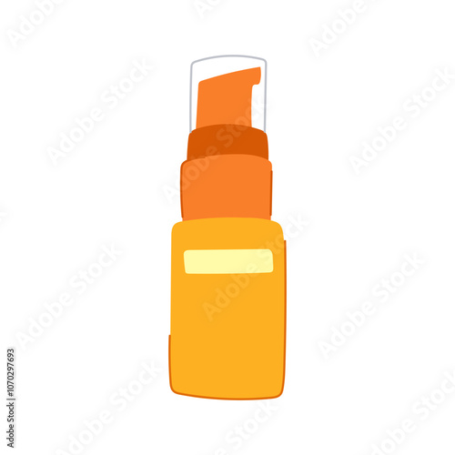repair hair serum cartoon. strengthen hydrate, growth moisture, volume silk repair hair serum sign. isolated symbol vector illustration
