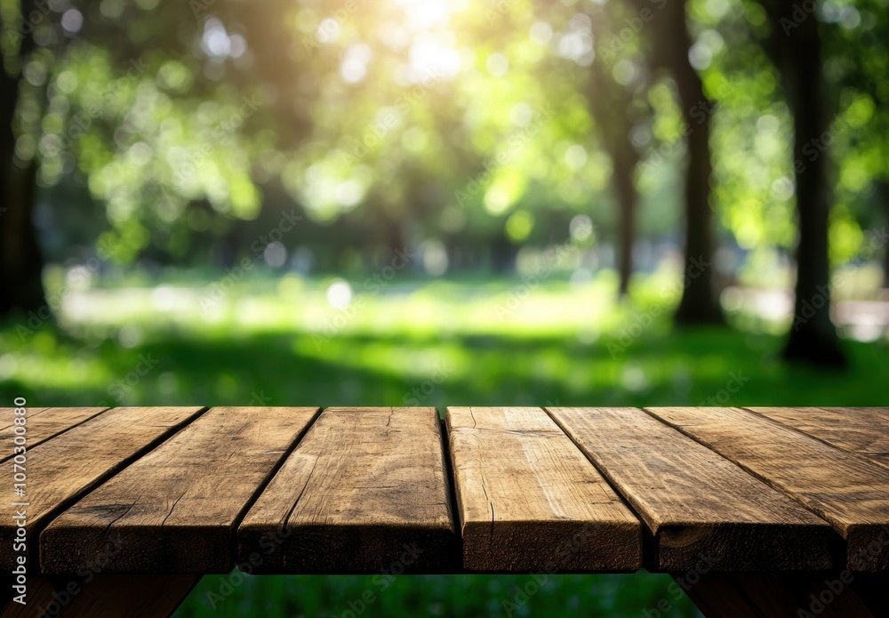 Wooden Table Summer. Wooden Table Summer.