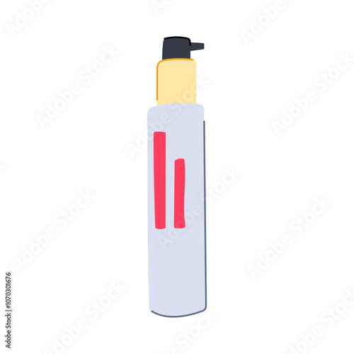 silk hair serum cartoon. gloss revive, protect softness, texture luster silk hair serum sign. isolated symbol vector illustration