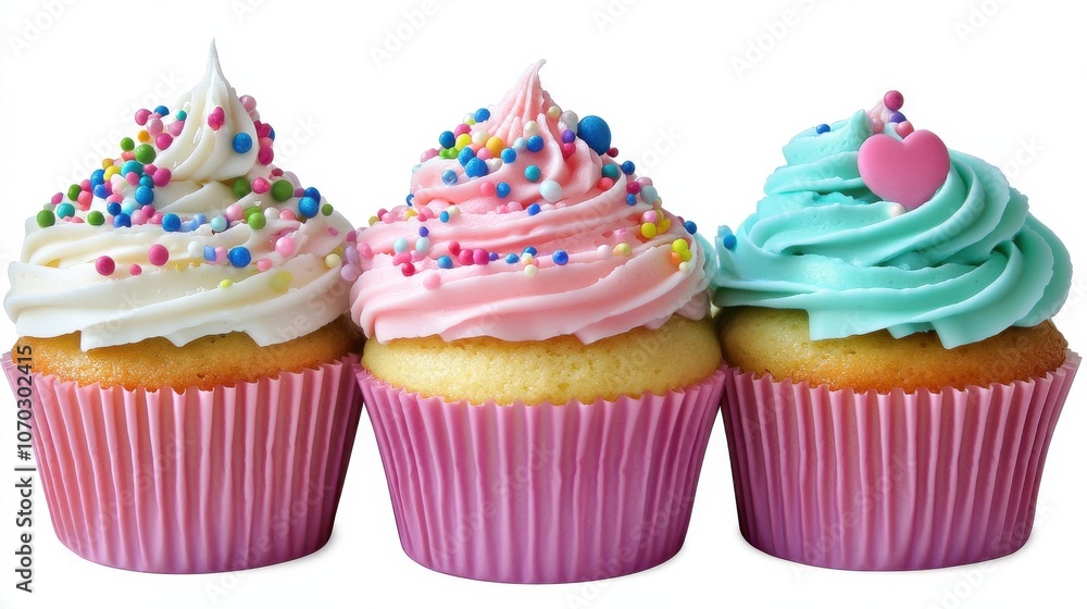 Three cupcakes Three cupcakes