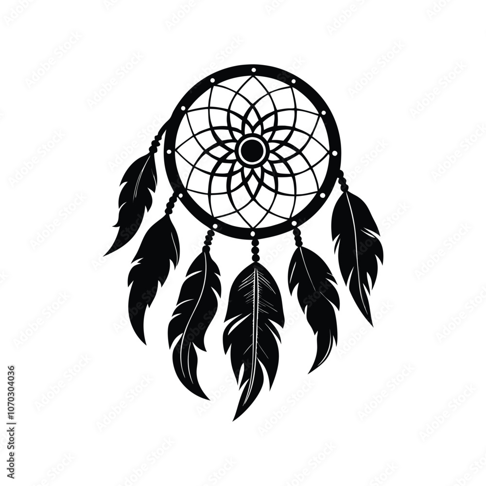 Fototapeta premium Floral pattern leaf ornament design vector