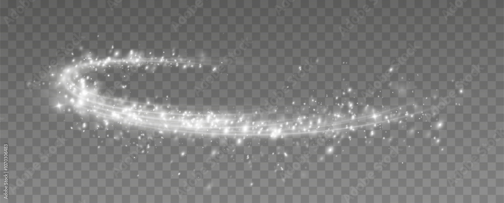 Texture of cold winter wind. Festive vector blizzard.Wind effect.Speed.