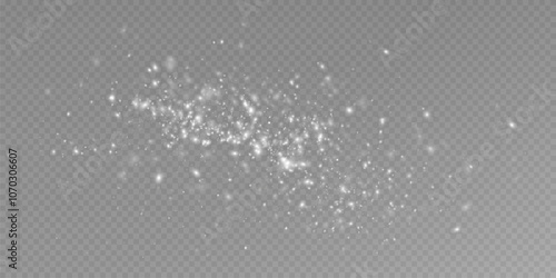 Christmas glowing bokeh. Spot of sparks and whites the stars sparkle with a special light.White light lights Dust.