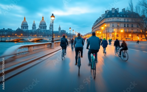 Parisian Evening Bike Ride photo